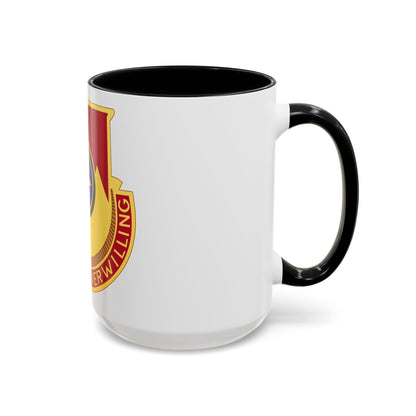 607th Armored Field Artillery Battalion (U.S. Army) Accent Coffee Mug