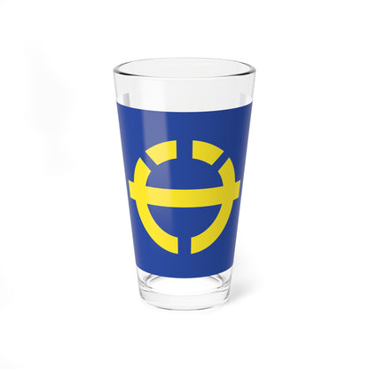Flag of Zamami Okinawa (Japan) Pint Glass 16oz