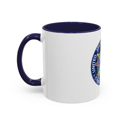 USCG Cyber Command (U.S. Coast Guard) Accent Coffee Mug