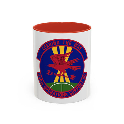 460 Operations Support Squadron USSF (U.S. Air Force) Accent Coffee Mug