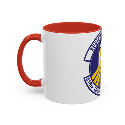 916th Logistics Readiness Squadron (U.S. Air Force) Accent Coffee Mug