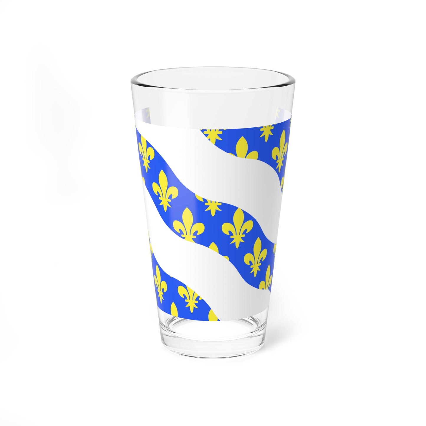 Flag of Yvelines France - Pint Glass 16oz