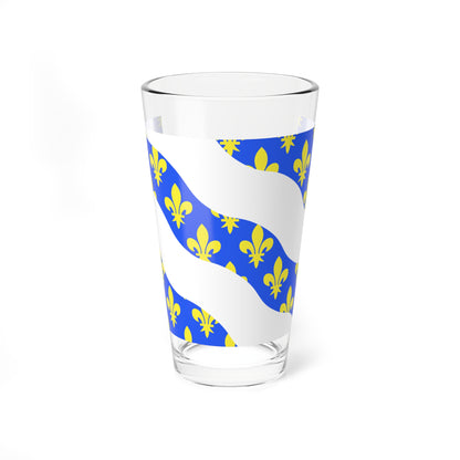 Flag of Yvelines France - Pint Glass 16oz