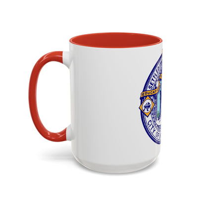 Seal of Brockton Massachusetts - Accent Coffee Mug
