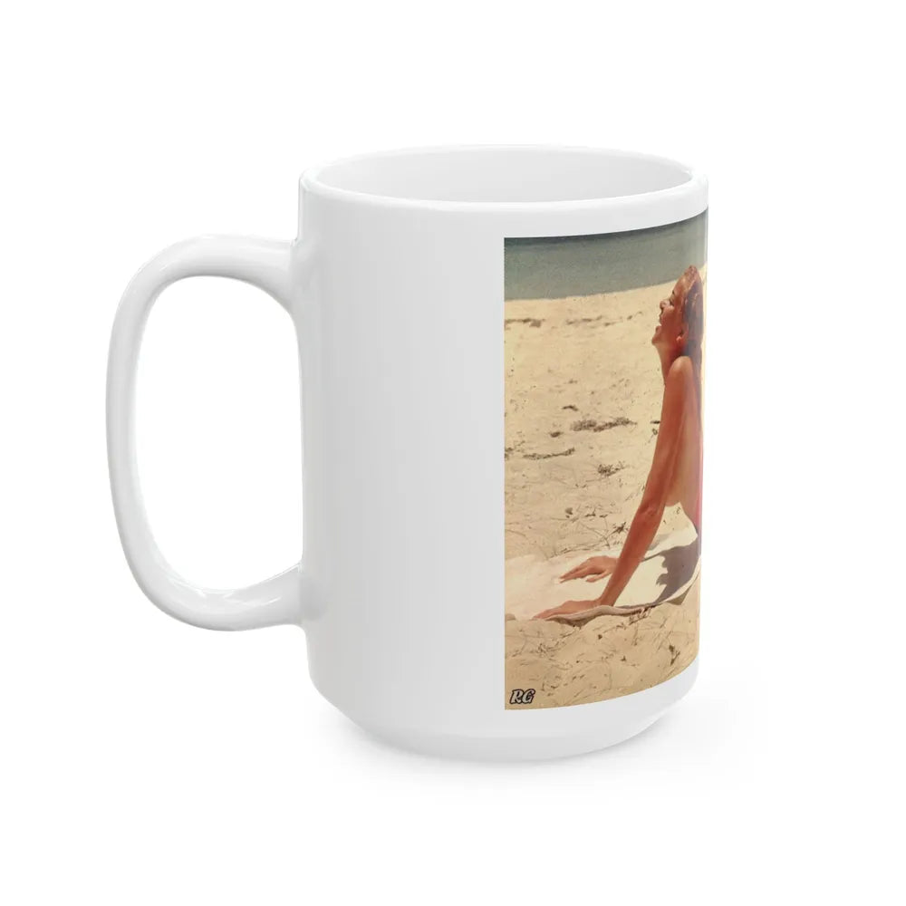 Eve Meyer #12 (Vintage Female Icon) White Coffee Mug-Go Mug Yourself