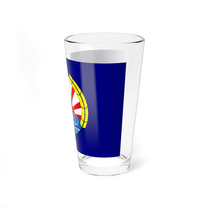 Flag of Aibetsu Hokkaido (Japan) Pint Glass 16oz