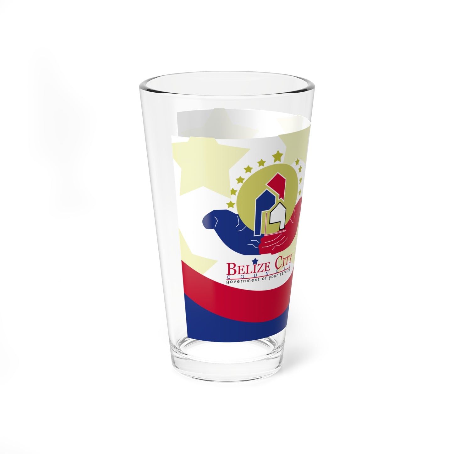 Flag of Belize City (Belize) Pint Glass 16oz