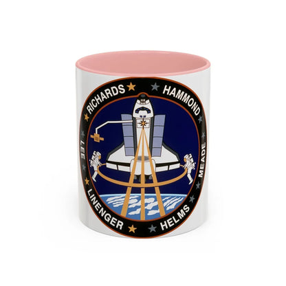 STS 64 (NASA) Accent Coffee Mug-11oz-Pink-Go Mug Yourself