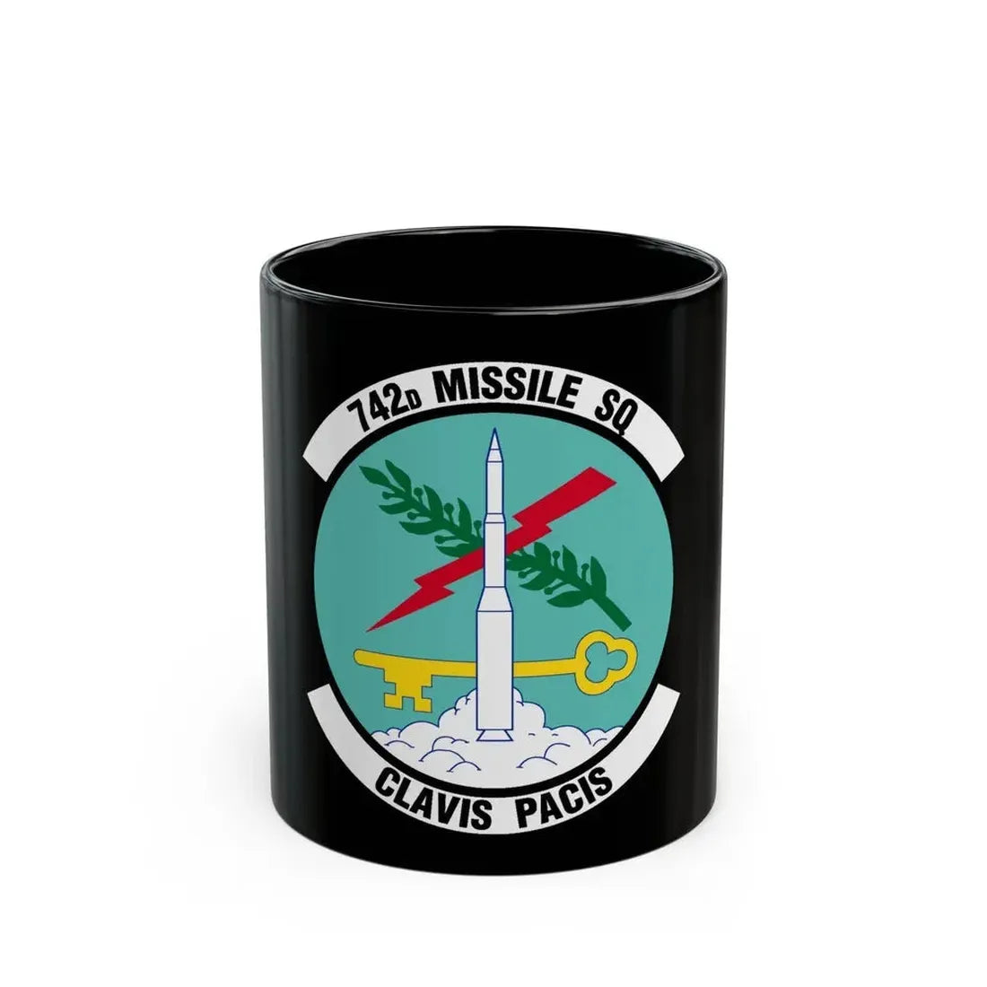 742 Missile Squadron AFGSC (U.S. Air Force) Black Coffee Mug 11oz - Go Mug Yourself