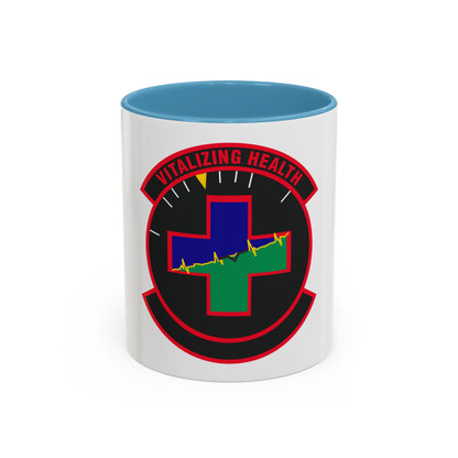 628 Healthcare Operations Squadron AMC (U.S. Air Force) Accent Coffee Mug