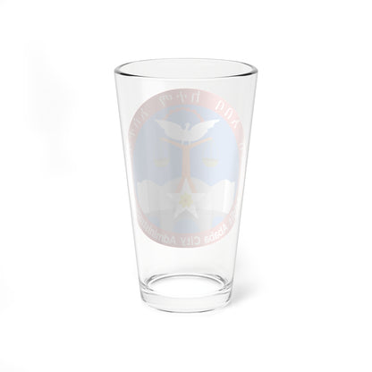 Emblem of the Addis Ababa City Administration (Ethiopia) (Coat of Arms) Pint Glass 16oz