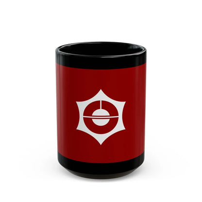 Flag of Taito Tokyo Japan - Black Coffee Mug-15oz-Go Mug Yourself