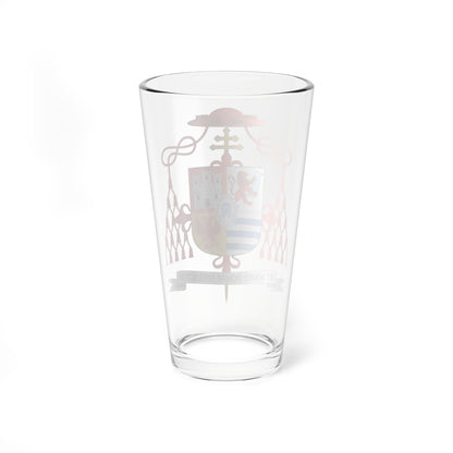 Escudo de Antonio María Cascajares y Azara cardenal (Spain) (Coat of Arms) Pint Glass 16oz