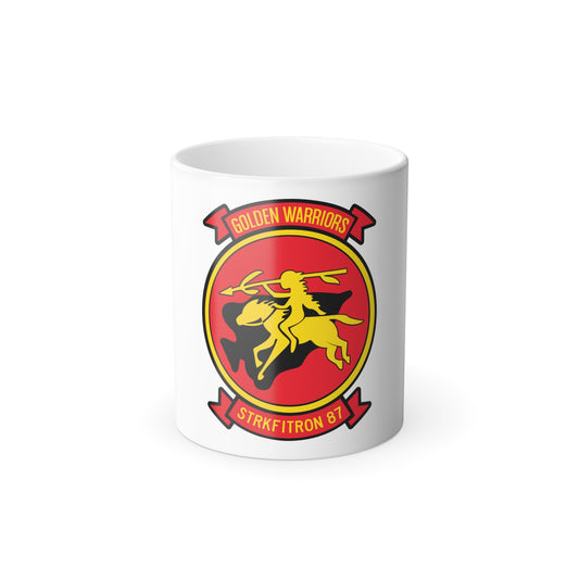 VFA 87 Golden Warriors (U.S. Navy) Color Changing Mug 11oz