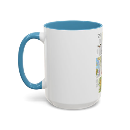 USA - Northwest 2 (1973) (Map) Accent Coffee Mug