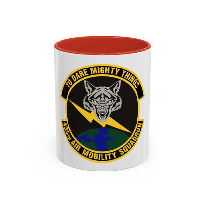 435th Air Mobility Squadron (U.S. Air Force) Accent Coffee Mug