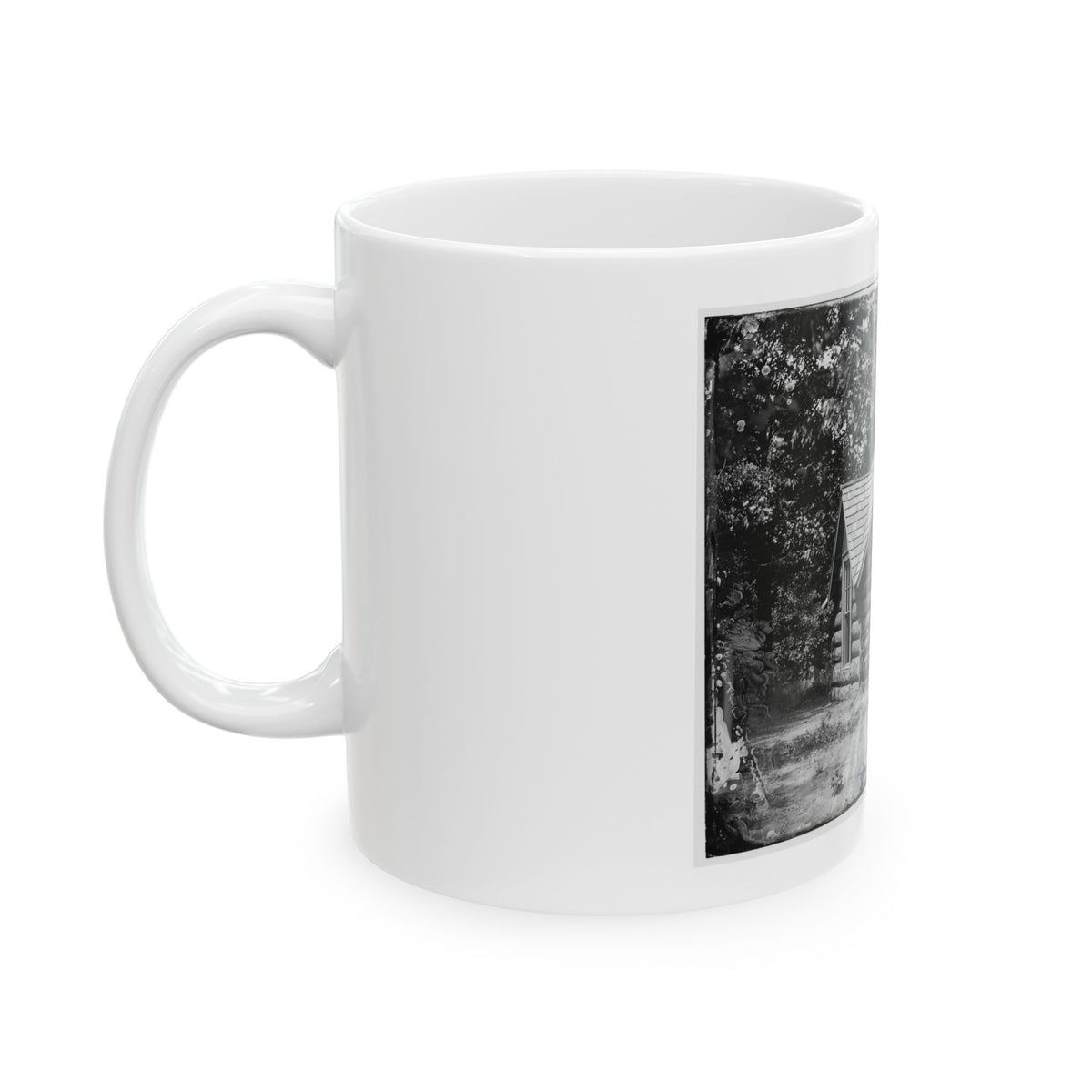 Petersburg, Va. Cottage Of Col. Nathaniel Michler, U.S. Engineers, At Bryant House (U.S. Civil War) White Coffee Mug