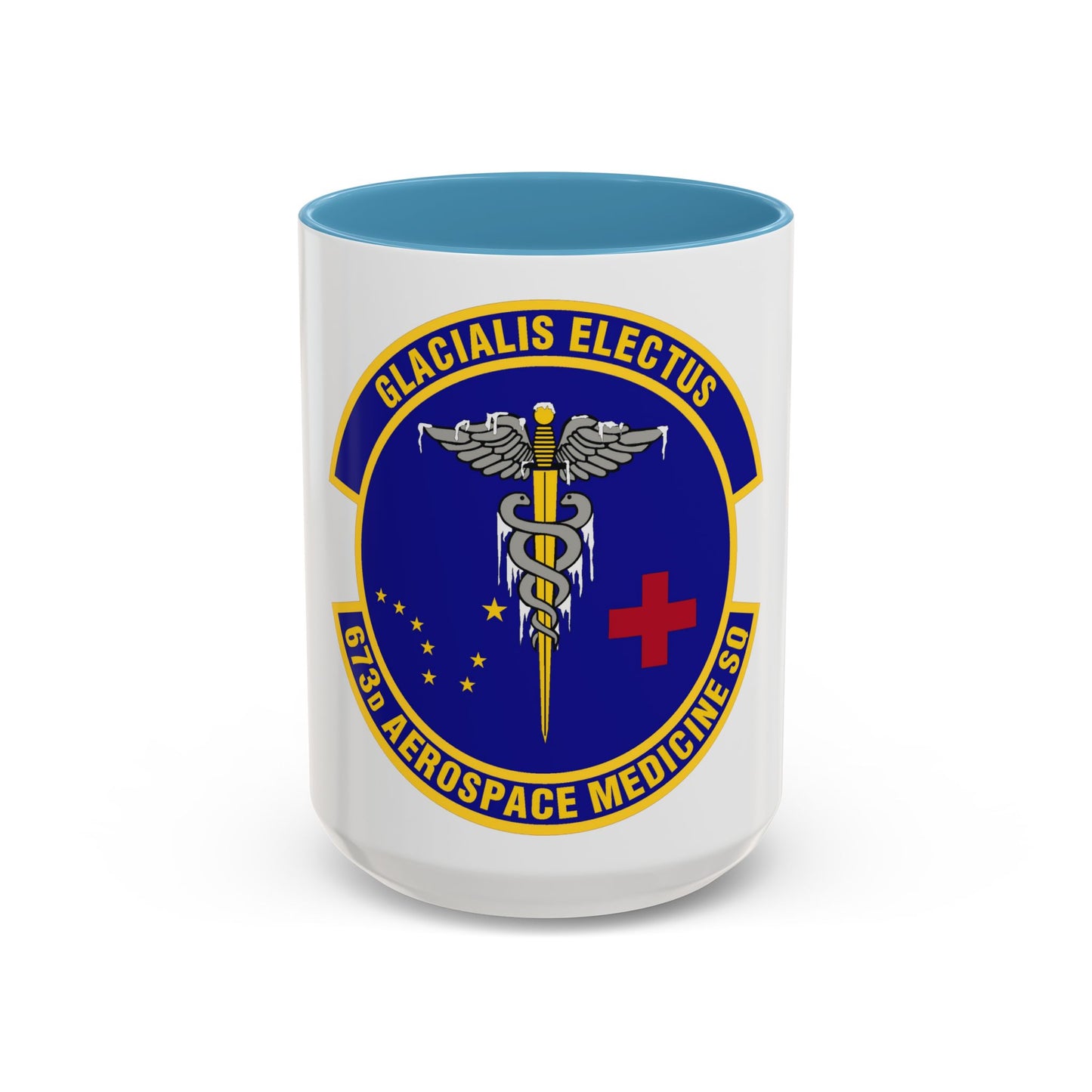 673d Aerospace Medicine Squadron (U.S. Air Force) Accent Coffee Mug