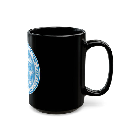 Seal of Springfield Massachusetts - Black Coffee Mug