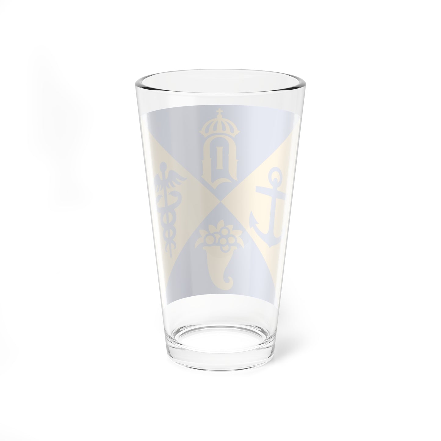 Flag of Oskarshamn (Sweden) Pint Glass 16oz