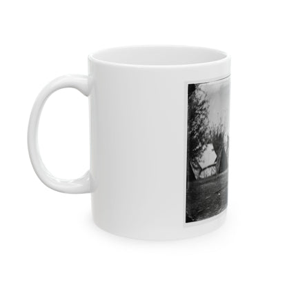 Antietam, Maryland. Lt. Col. Charles B. Norton At Headquarters Of Gen. Fitz-John Porter (U.S. Civil War) White Coffee Mug