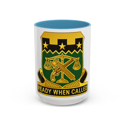 105 Military Police Battalion (U.S. Army) Accent Coffee Mug