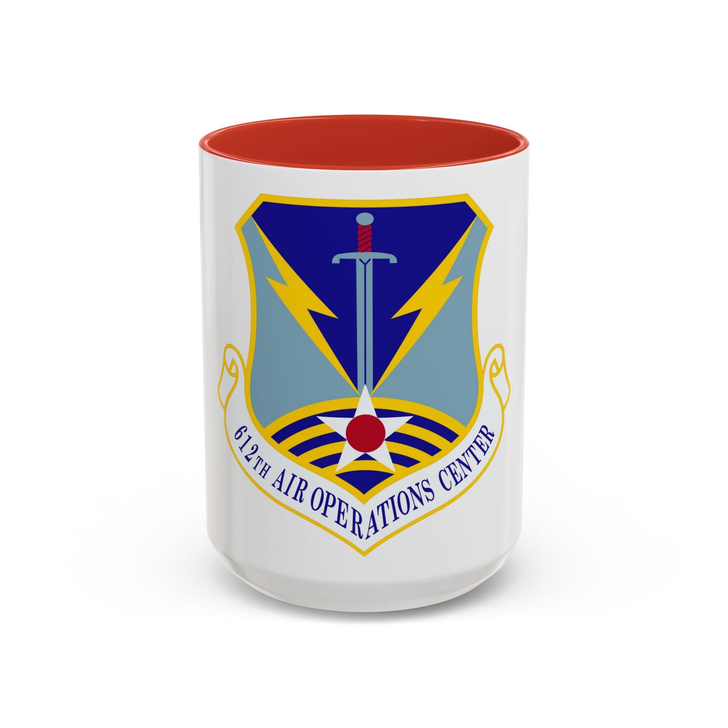 612 Air Operations Center ACC (U.S. Air Force) Accent Coffee Mug