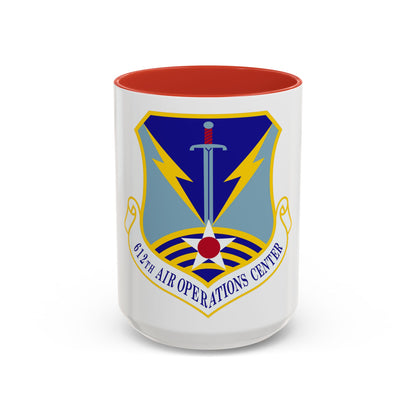 612 Air Operations Center ACC (U.S. Air Force) Accent Coffee Mug