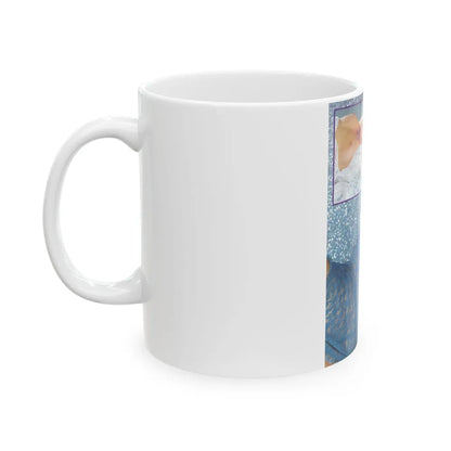 Linda Blair #191 - Topless (Vintage Female Icon) White Coffee Mug-Go Mug Yourself