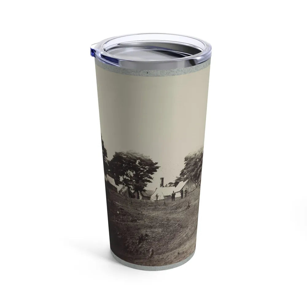 Union Soldiers Stand In Front Of Their Camp (U.S. Civil War) Tumbler 20oz-Go Mug Yourself