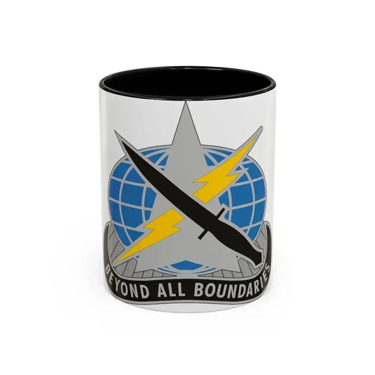 743 Military Intelligence Battalion (U.S. Army) Accent Coffee Mug 11oz Black - Go Mug Yourself
