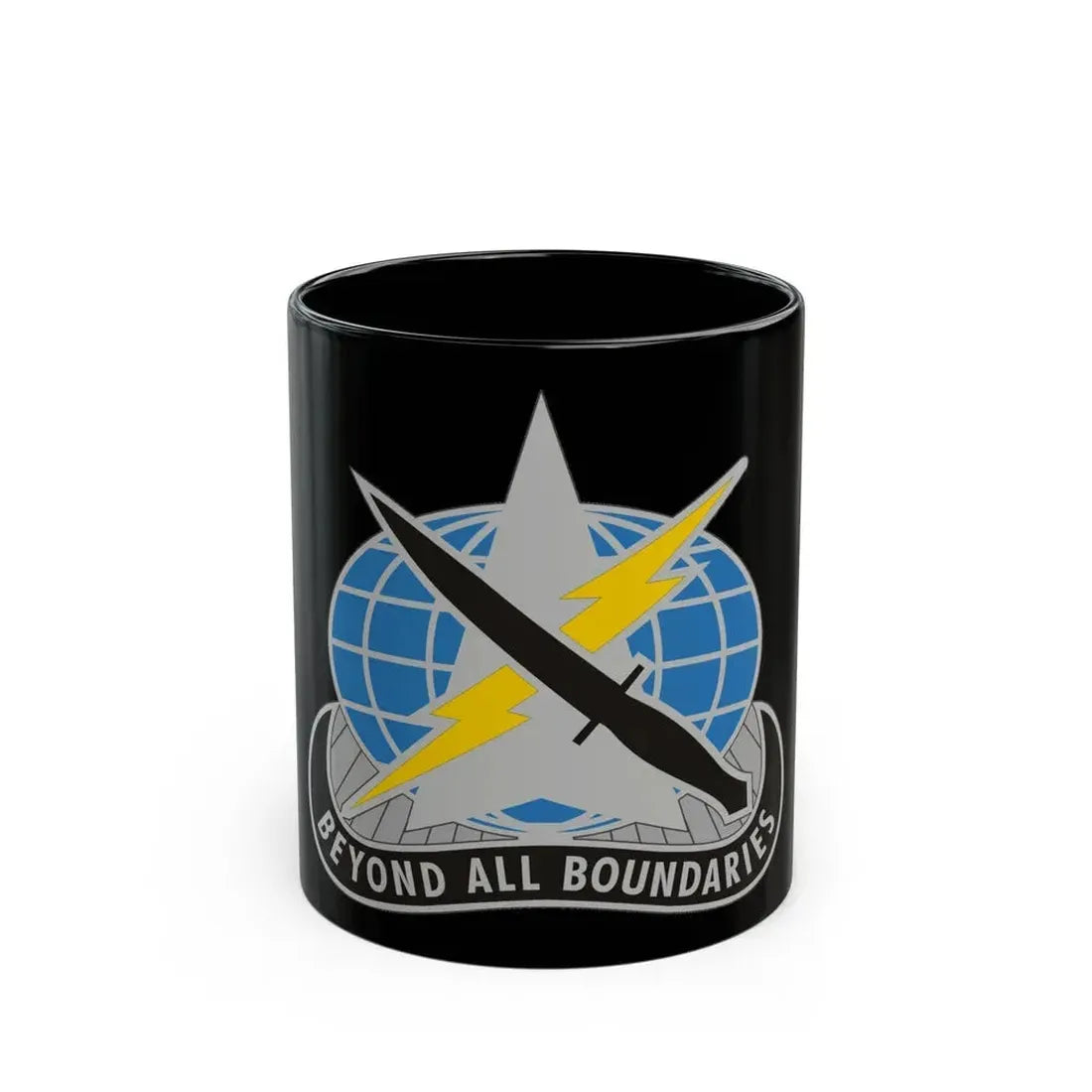 743 Military Intelligence Battalion (U.S. Army) Black Coffee Mug 11oz - Go Mug Yourself