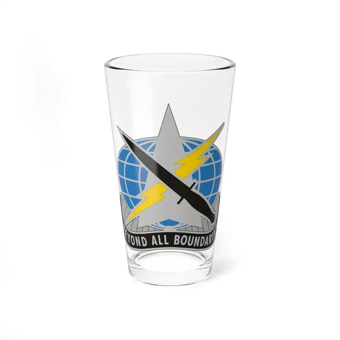 743 Military Intelligence Battalion (U.S. Army) Pint Glass 16oz 16oz - Go Mug Yourself