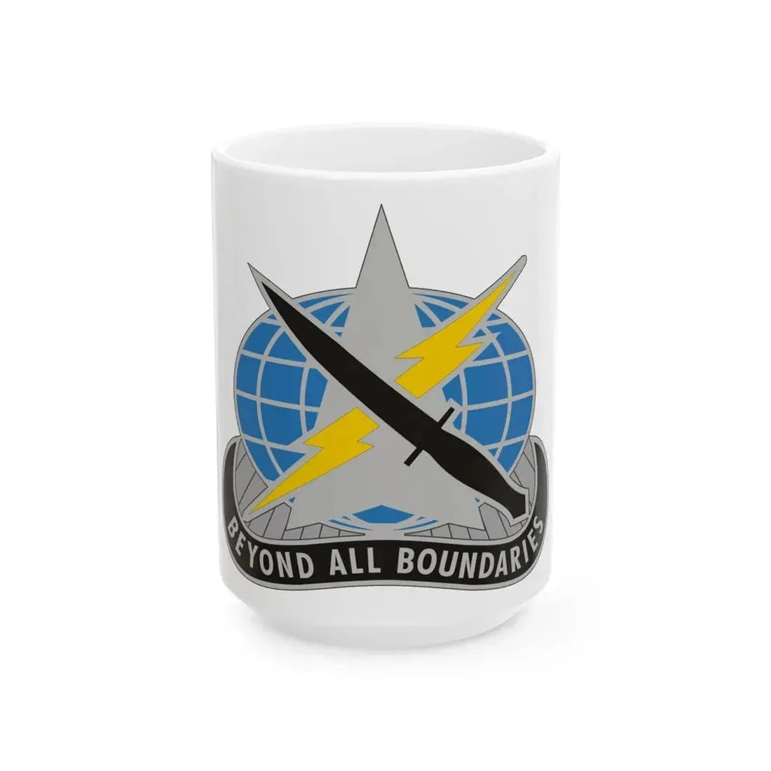 743 Military Intelligence Battalion (U.S. Army) White Coffee Mug 15oz - Go Mug Yourself