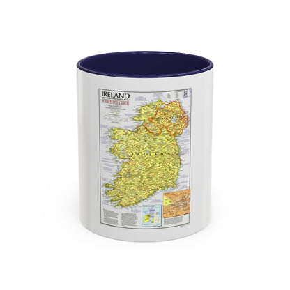 Ireland - A Visitor's Guide (1981) (Map) Accent Coffee Mug