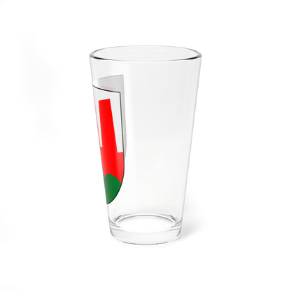 Corvara in Badia-Stemma (Italy) (Coat of Arms) Pint Glass 16oz