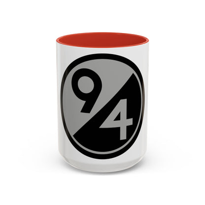 94th Regional Readiness Command SSI (U.S. Army) Accent Coffee Mug