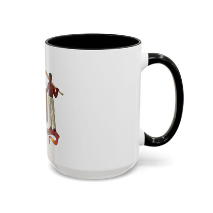 Coat of arms of British Honduras (1907-1967) - Accent Coffee Mug