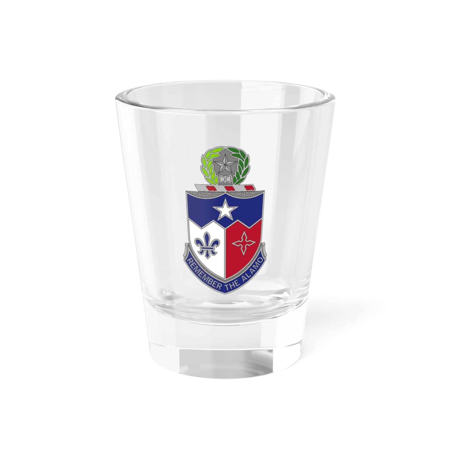 Verre à liqueur du 141e régiment d'infanterie (armée américaine) 1,5 oz