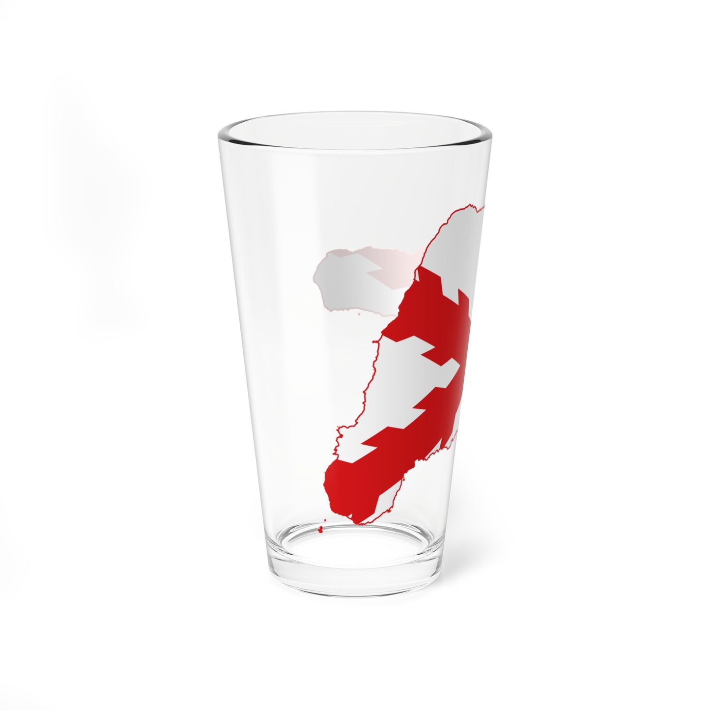 Flag map of Easter Island 1770 (Spain) Pint Glass 16oz