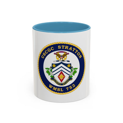 USCG Stratton WMSL 752 (U.S. Coast Guard) Accent Coffee Mug
