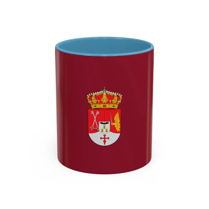 Flag of Albacete Spain - Accent Coffee Mug-11oz-Light Blue-Go Mug Yourself