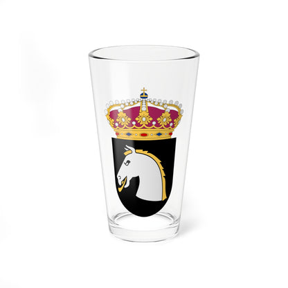 HMS Magne vapen (Sweden) (Coat of Arms) Pint Glass 16oz