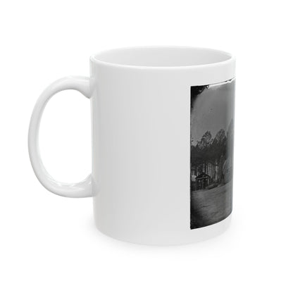 Petersburg, Va. General View Of The Commissary Department, 50th New York Engineers (U.S. Civil War) White Coffee Mug