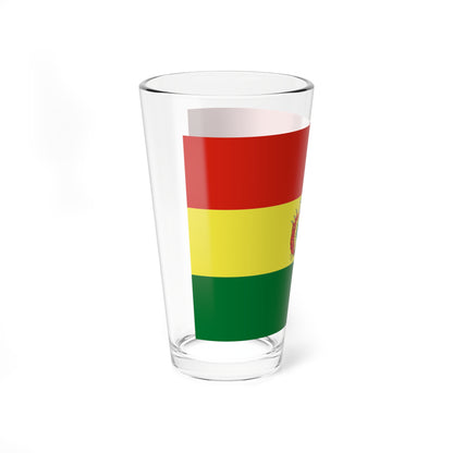 Bandera de Bolivia Estado (Bolivia) Pint Glass 16oz
