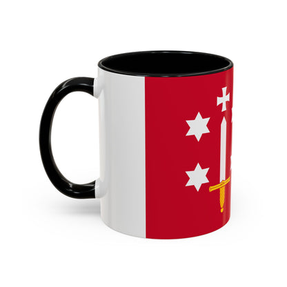 Flag of Haarlem the capital of the province of North Holland Netherlands - Accent Coffee Mug