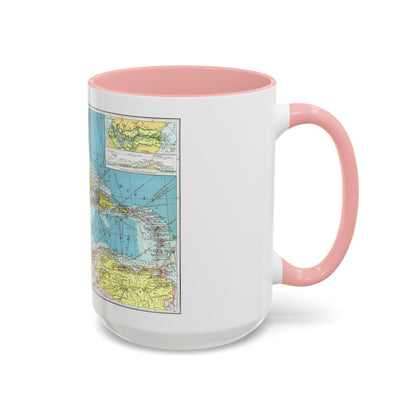 Central America (1913) (Map) Accent Coffee Mug