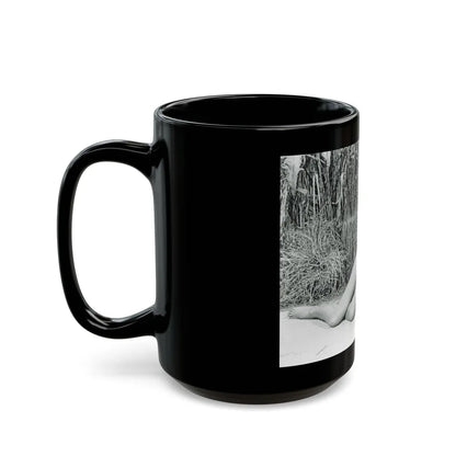 Julie Ege #184 (Vintage Female Icon) Black Coffee Mug-Go Mug Yourself