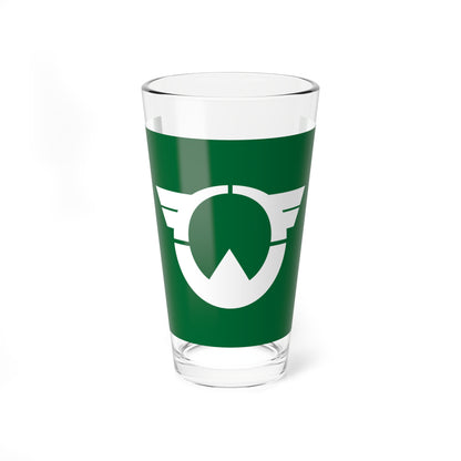 Flag of Shibayama Chiba (Japan) Pint Glass 16oz