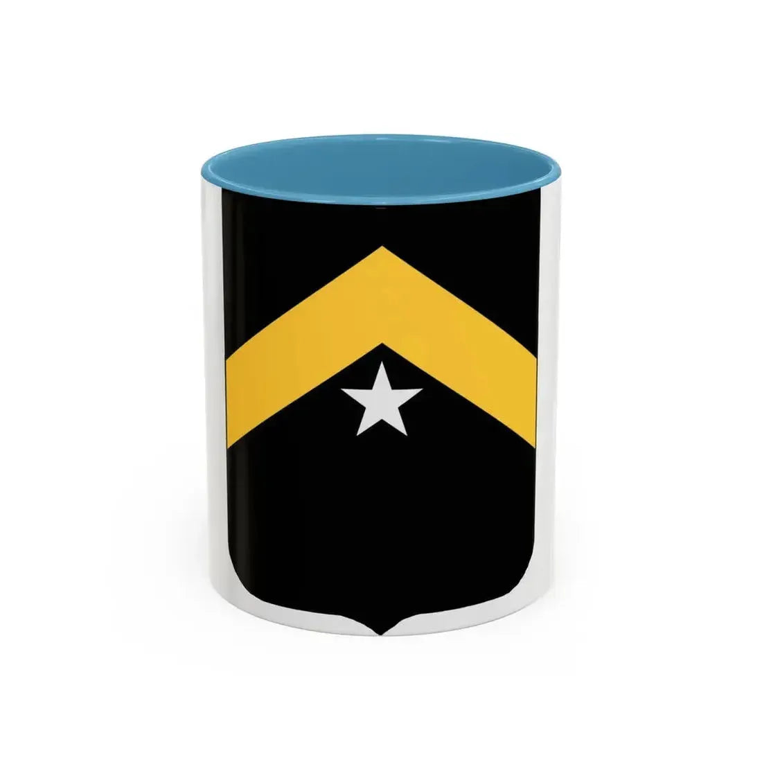 743rd Tank Battalion (U.S. Army) Accent Coffee Mug 11oz Light Blue - Go Mug Yourself